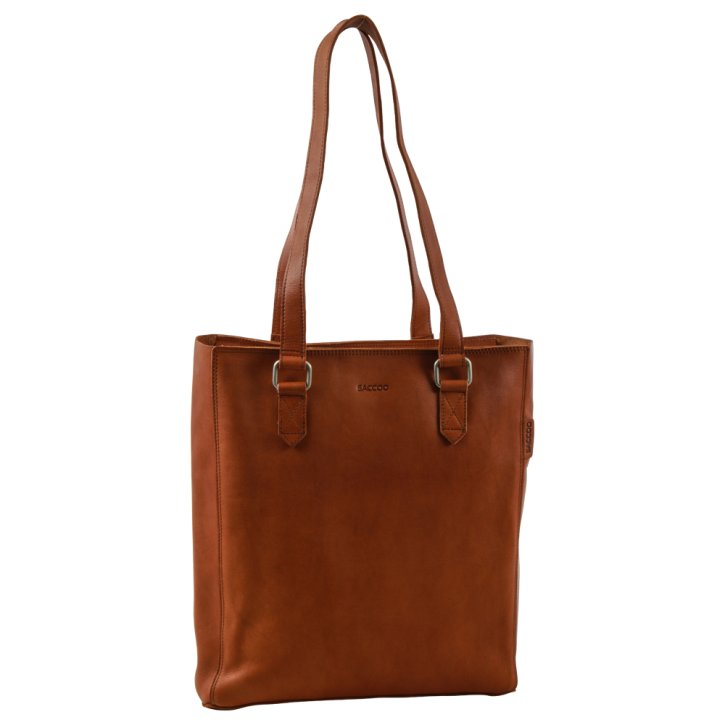 Saccoo Mondro Schultertasche cognac